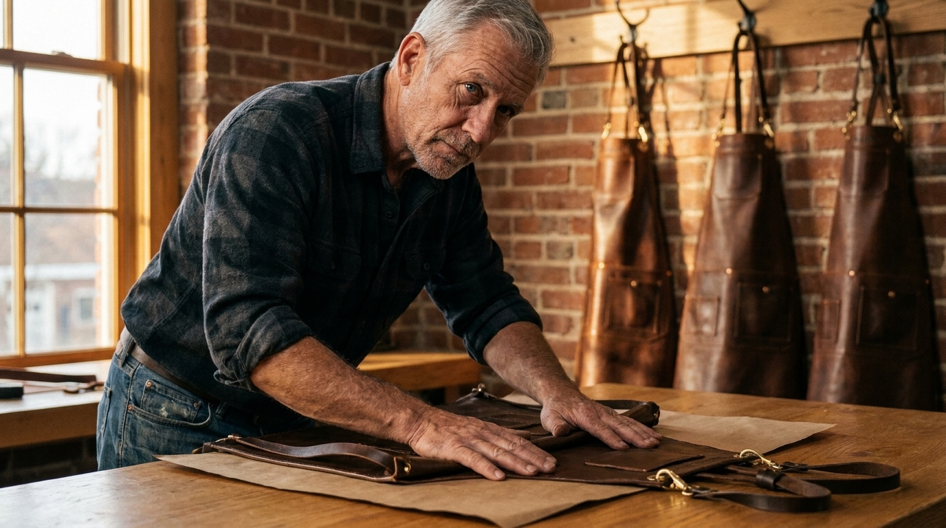 Cutting and finishing an apron panel